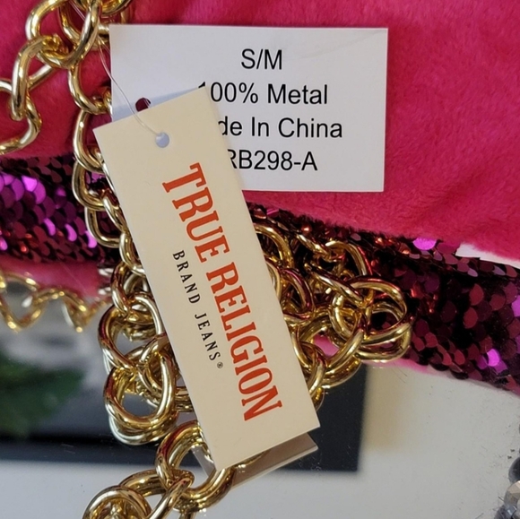 True Religion Gold Chain Belt SM - Picture 4 of 4